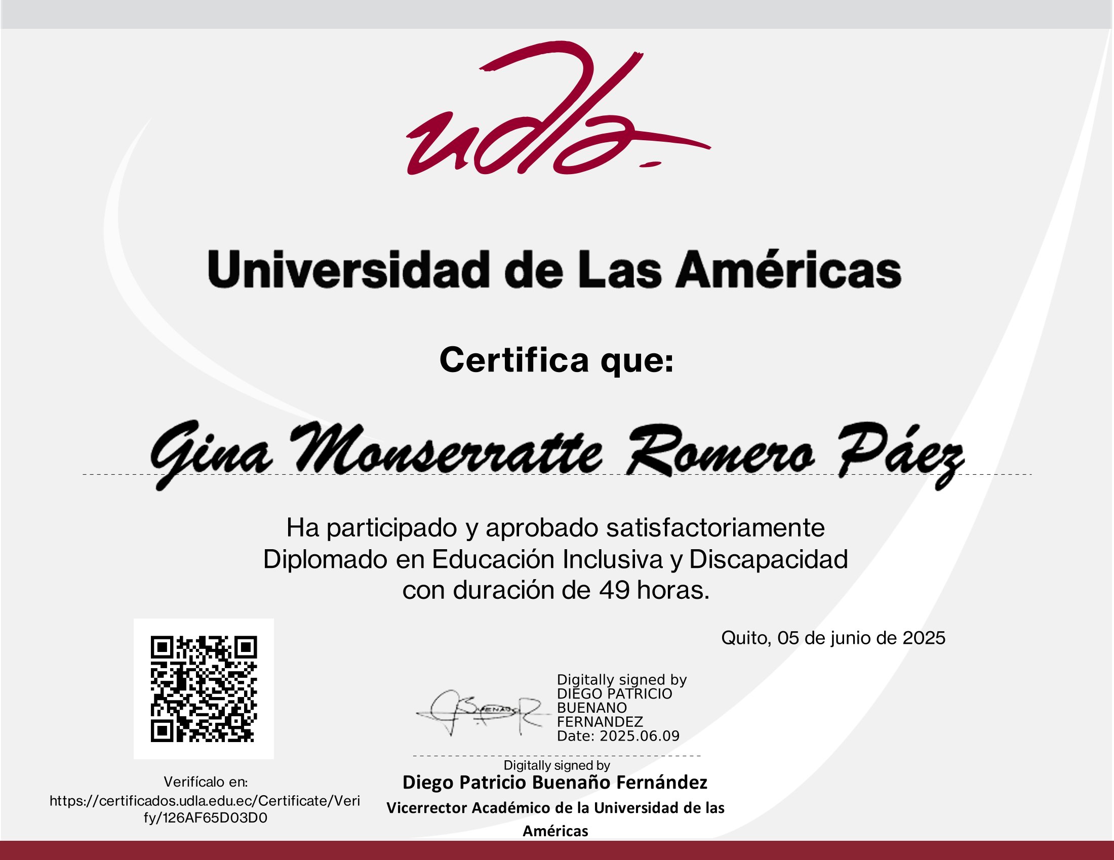 Certificado