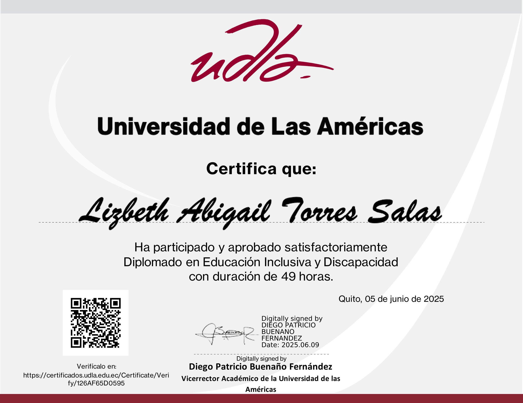 Certificado