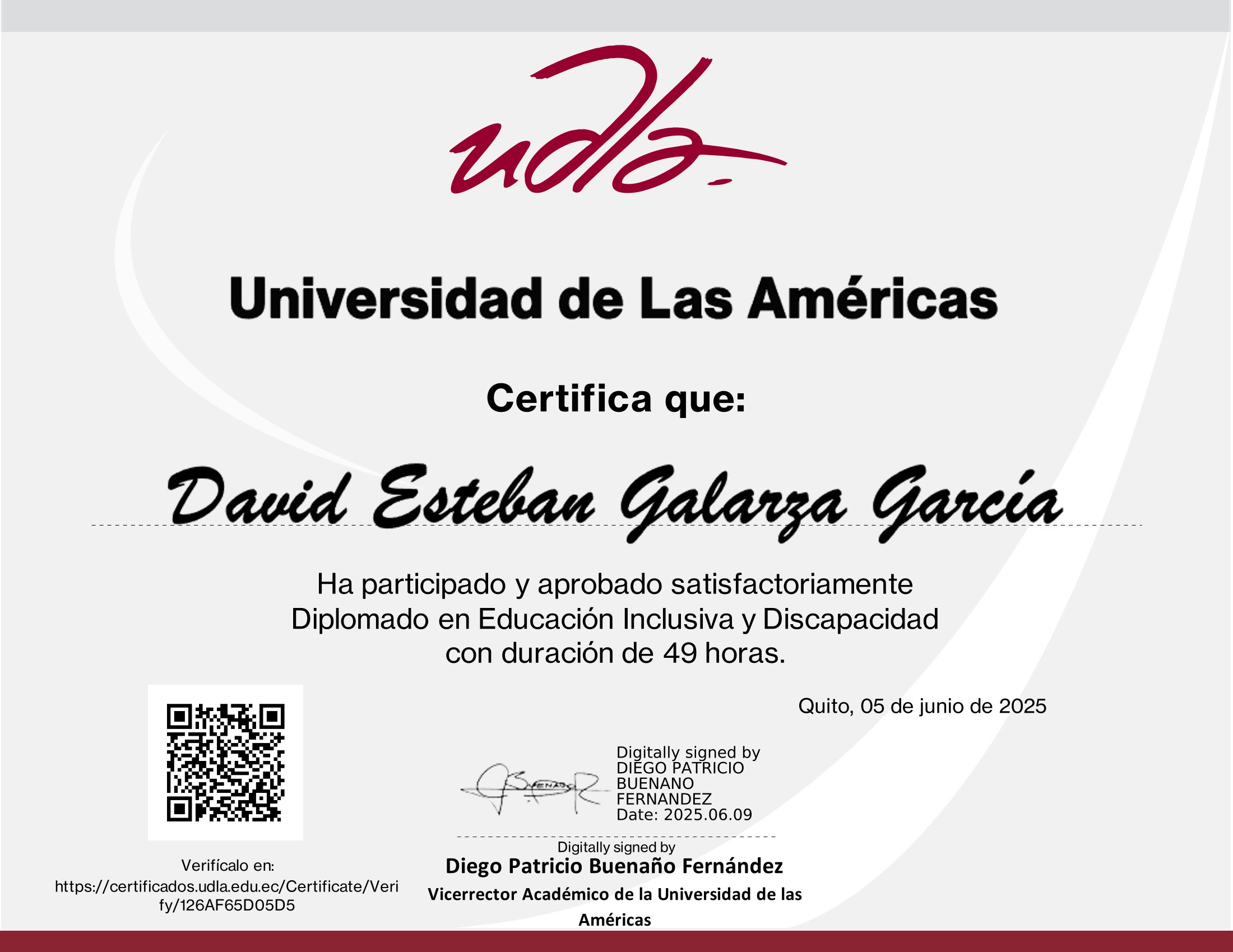 Certificado