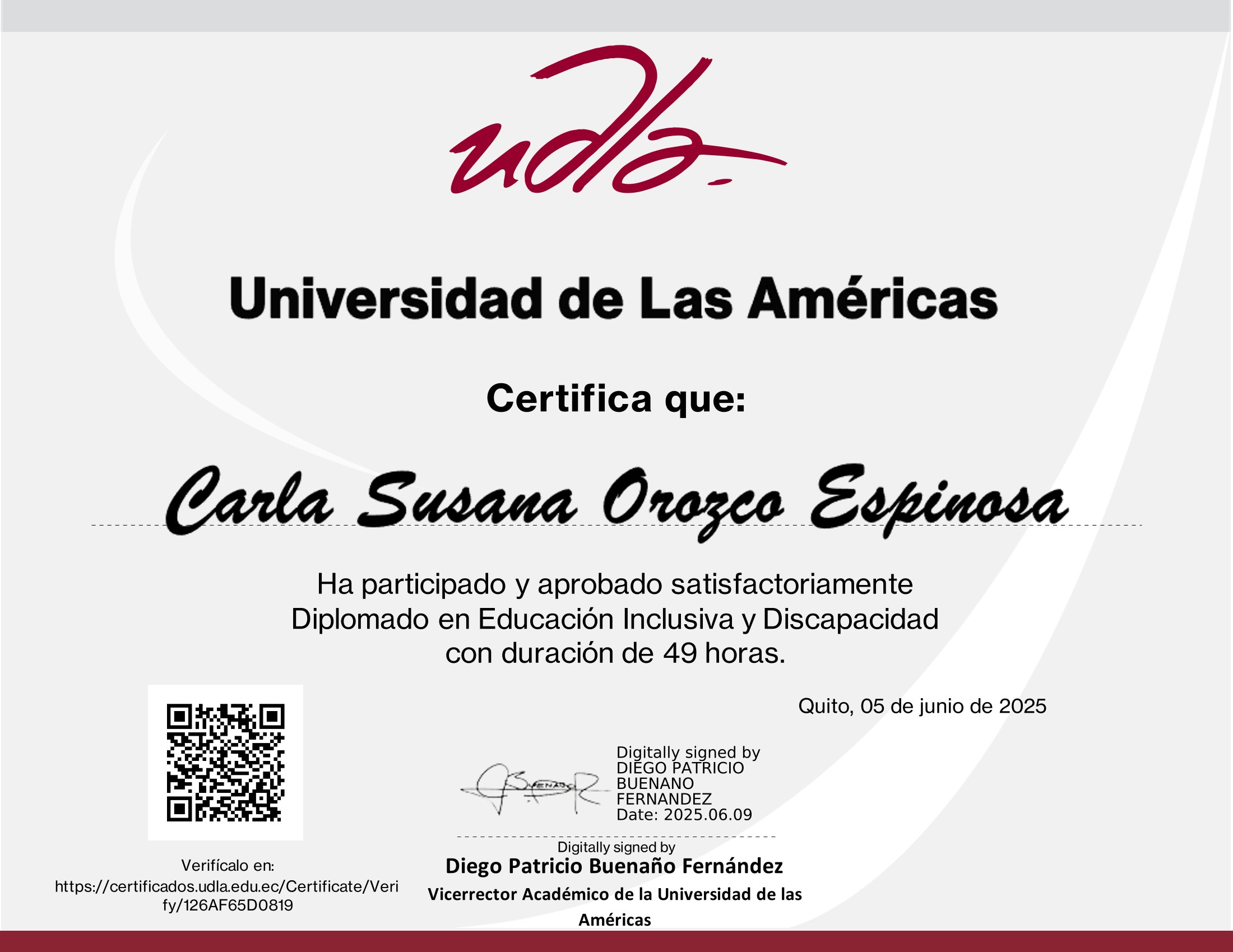 Certificado