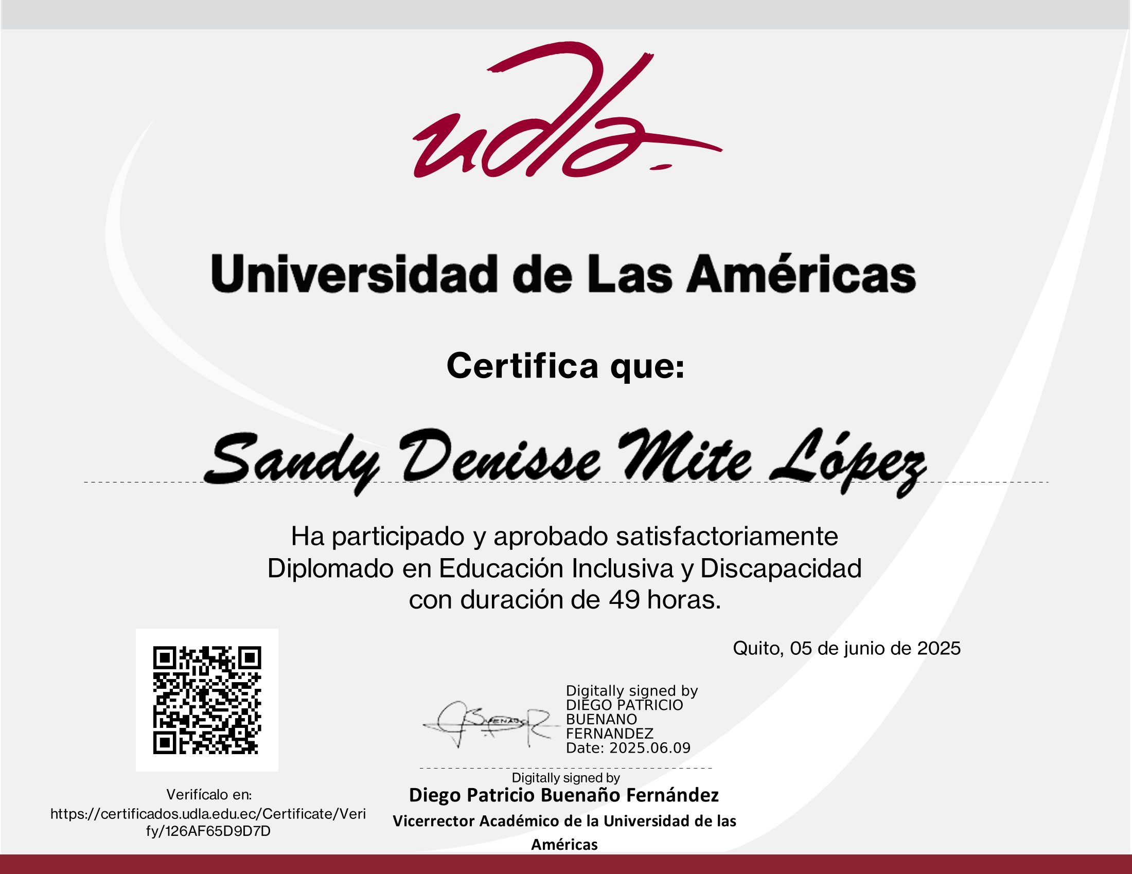 Certificado