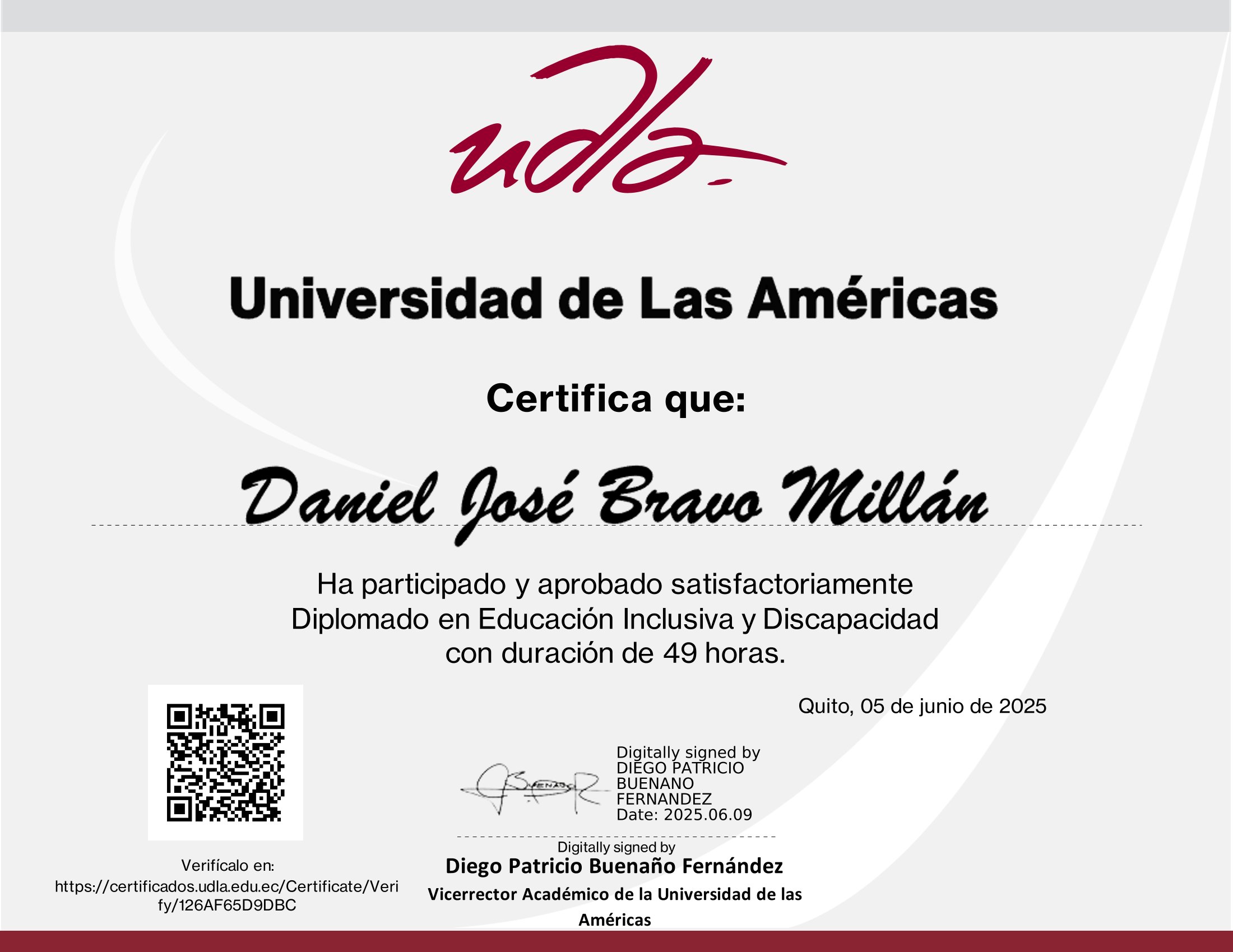 Certificado