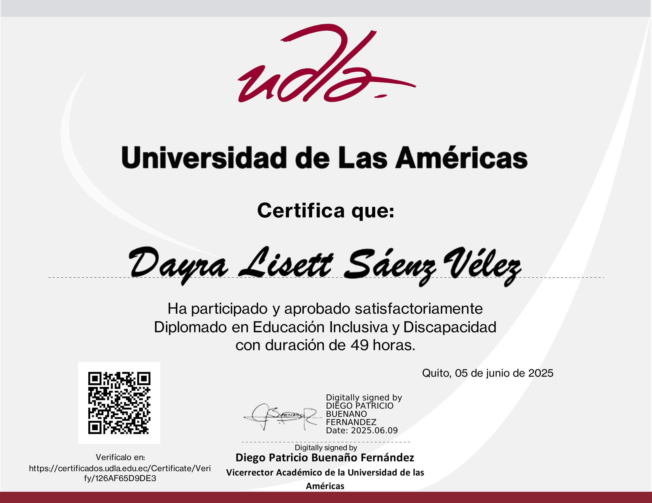 Certificado