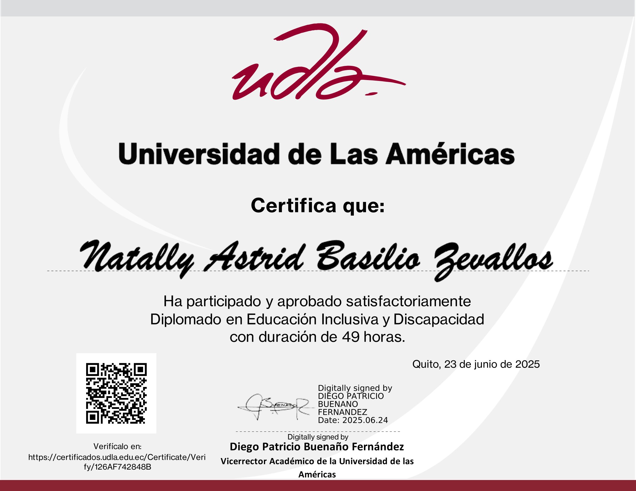 Certificado