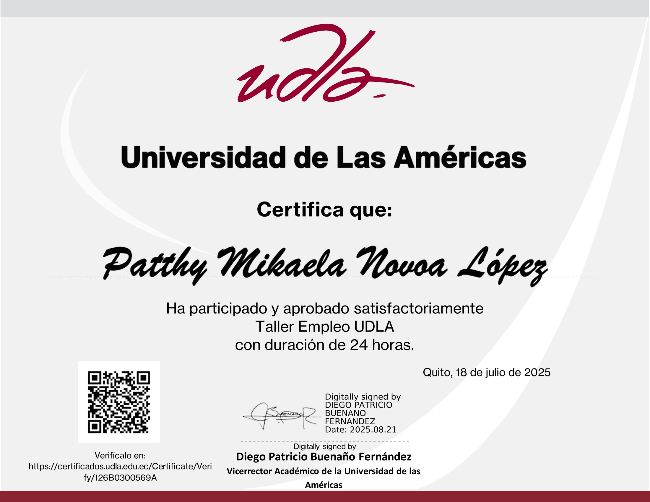 Certificado