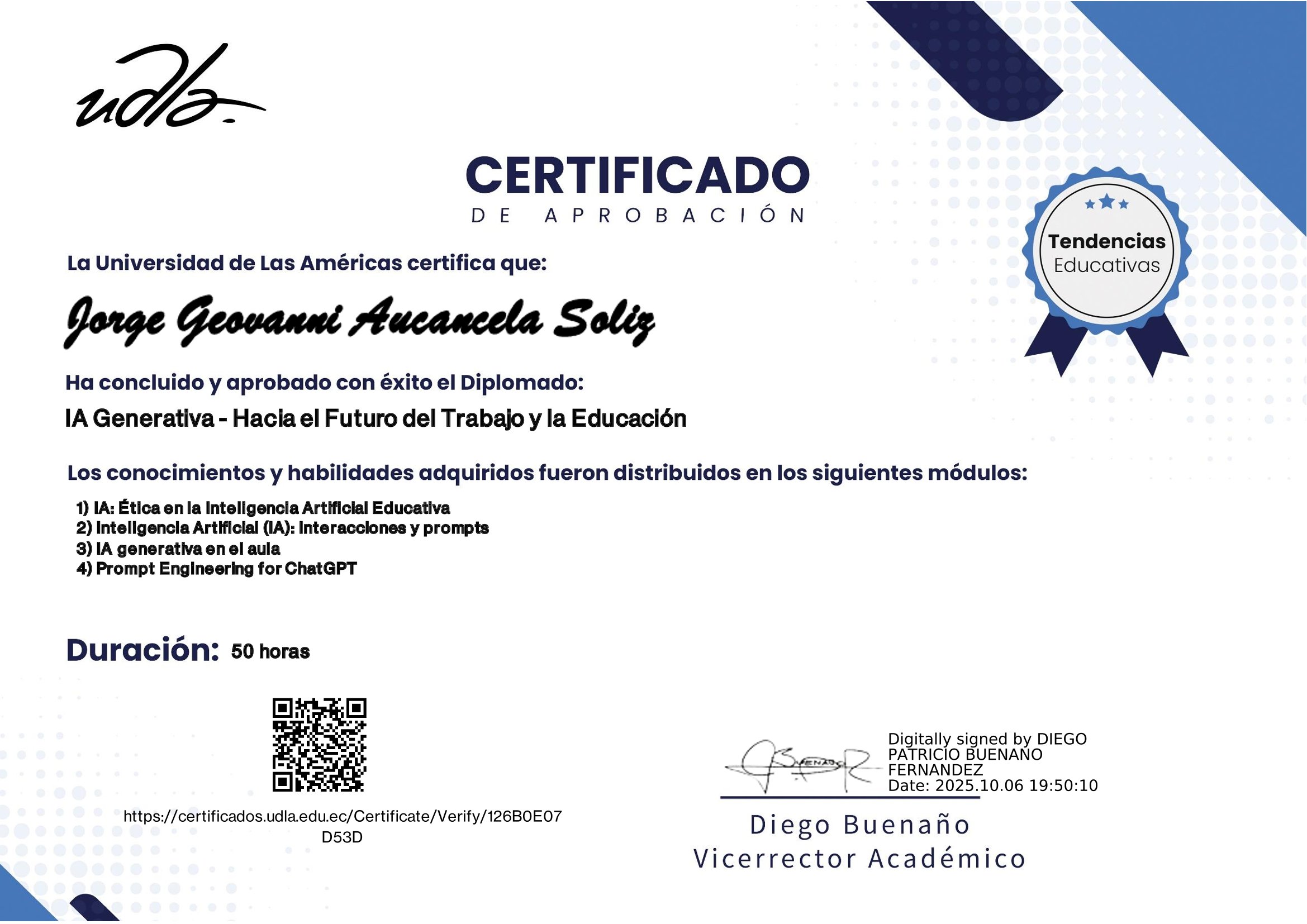 Certificado