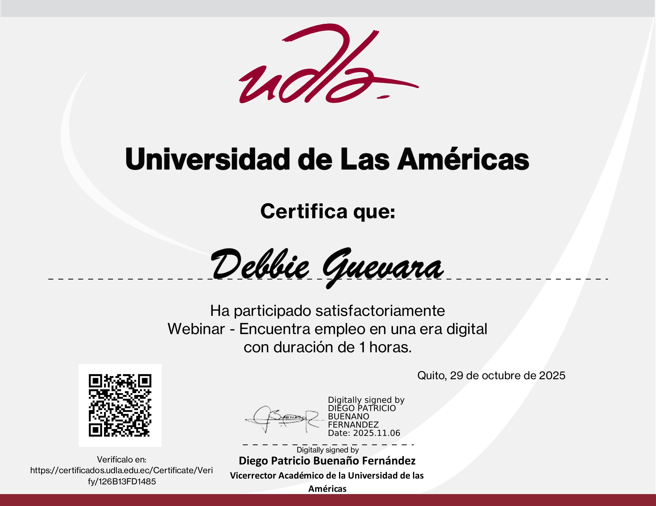 Certificado