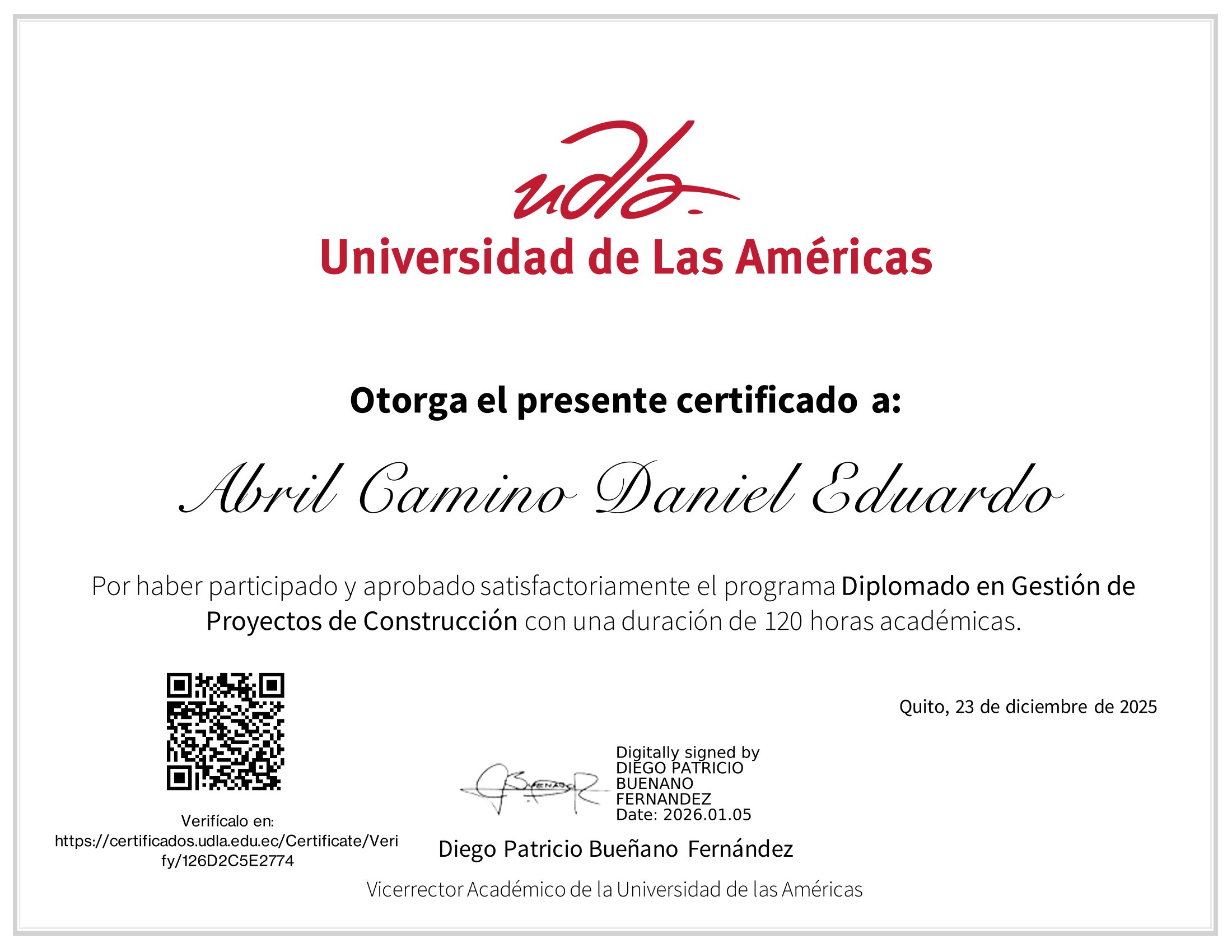 Certificado