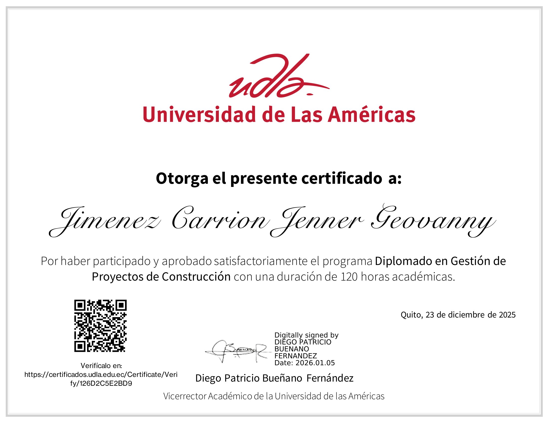 Certificado
