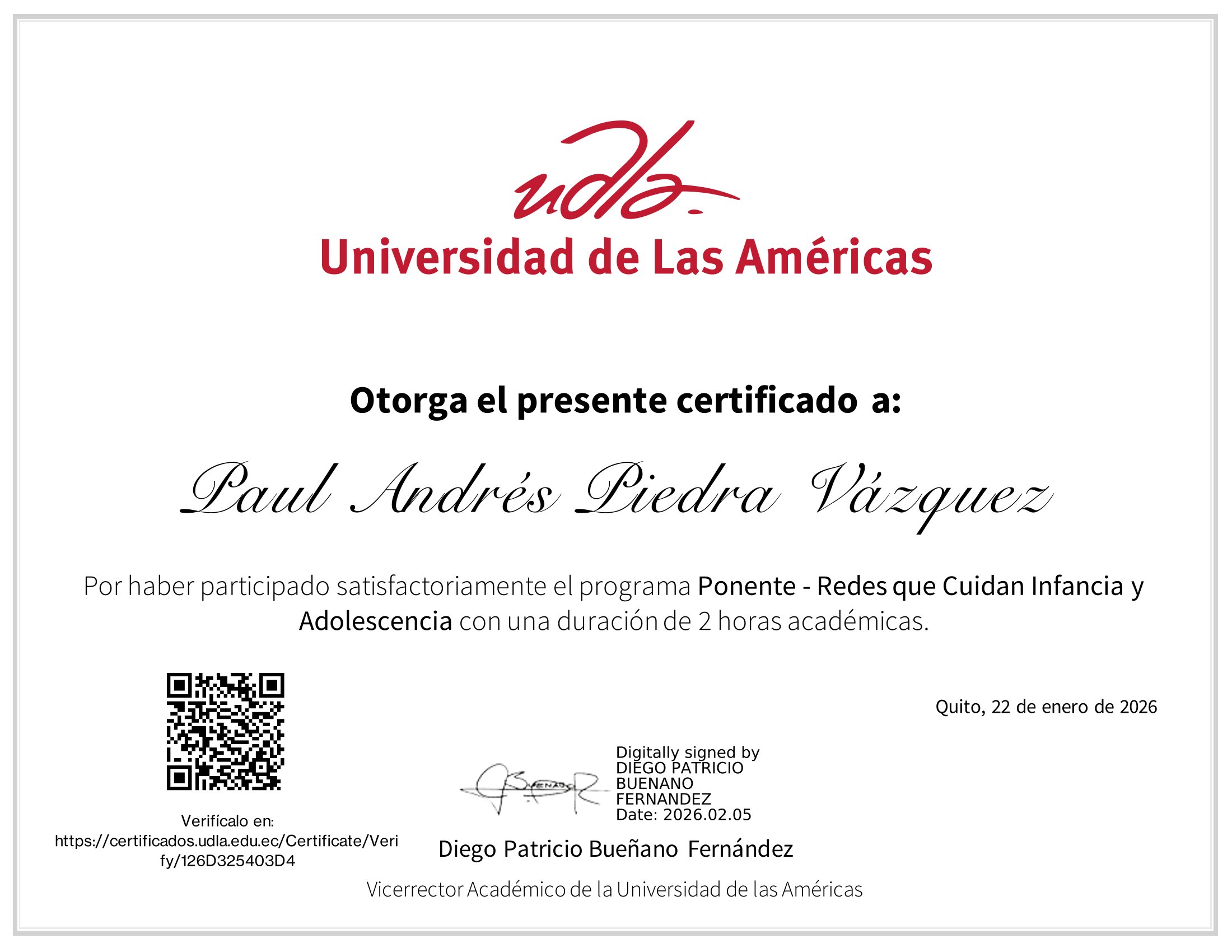 Certificado