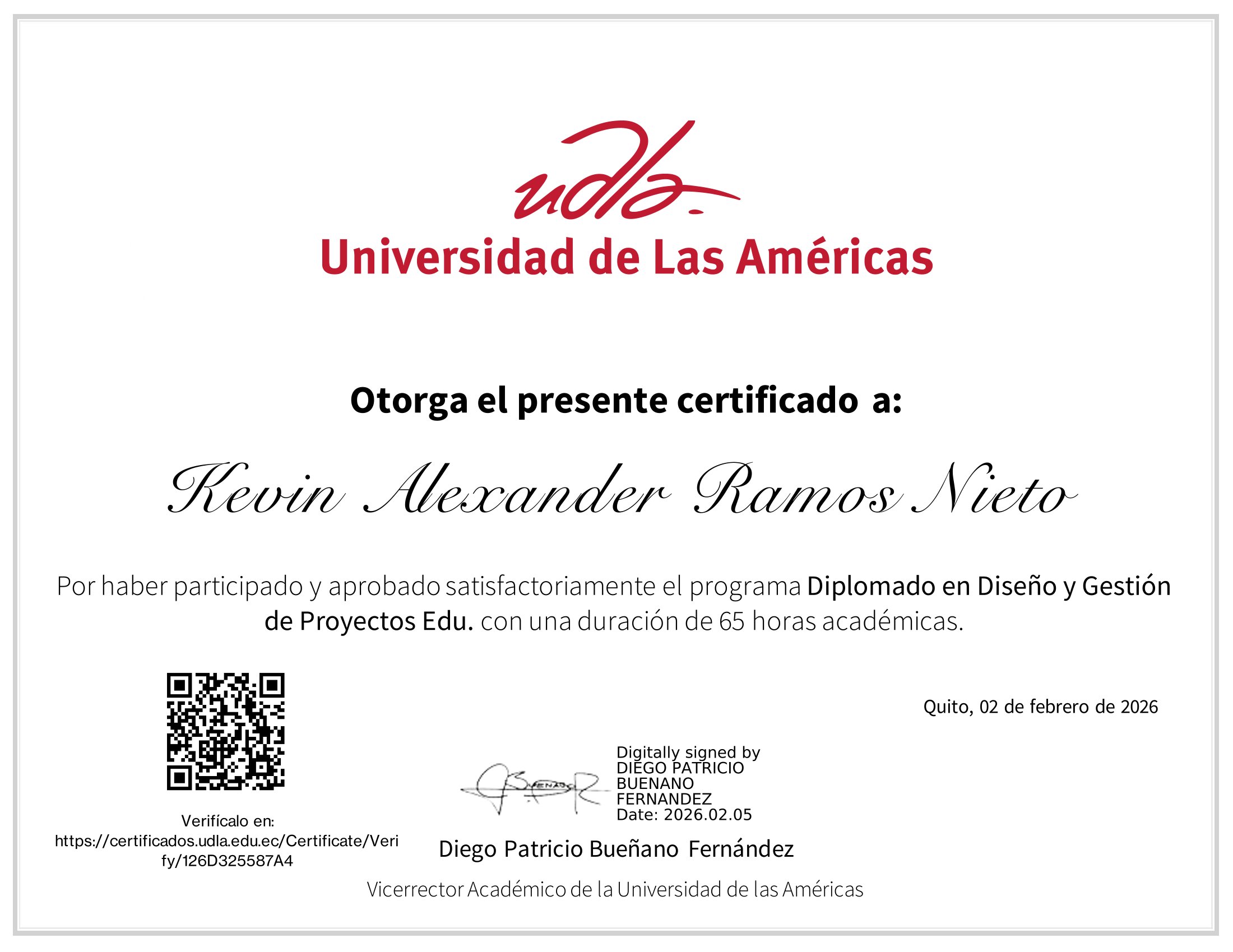 Certificado